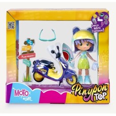 MUÑECA PINYPON TOP MOTO GIRL CON MINI TATOOS