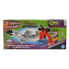 VEHICULO CON LUZ Y PISTA CON AVION JET F5 EL DUENDE AZUL 7992 VEHICULO CON LUZ Y PISTA CON AVION JET F5 EL DUENDE AZUL 7992