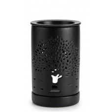 HORNITO AROMATIZANTE DE CERAMICA NEGRO ARBOL CALADO HORNITO AROMATIZANTE DE CERAMICA NEGRO ARBOL CALADO