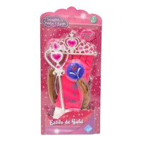 SET DE BELLEZA ESTILO DE GALA GUANTES, TRENZA, CORONA Y VARITA EL DUENDE AZUL 80 SET DE BELLEZA ESTILO DE GALA GUANTES, TRENZA, CORONA Y VARITA EL DUENDE AZUL 80