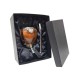 MATE DE CALABAZA RANCHERO CON BOMBILLA EN CAJA PARA REGALO