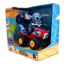 MUÑECO STITCH CON CUATRICICLO A RADIO CONTROL ATV 4 WHEELER RECARGABLE USB MUÑECO STITCH CON CUATRICICLO A RADIO CONTROL ATV 4 WHEELER RECARGABLE USB