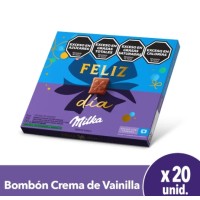 CAJA DE BOMBONES MILKA X 110 G CREMA DE VAINILLA CAJA DE BOMBONES MILKA X 110 G CREMA DE VAINILLA