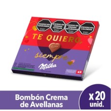 CAJA DE BOMBONES MILKA X 110 G CREMA DE AVELLANAS CAJA DE BOMBONES MILKA X 110 G CREMA DE AVELLANAS