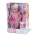 MUÑECA NEW BORN DENGO VESTIDITO Y MOÑO CON MANTITA DE APEGO DIVER TOYS