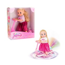 JULIANA MUÑECA EN SCOOTER CON MOVIMIENTO LUZ Y SONIDO JULIANA MUÑECA EN SCOOTER CON MOVIMIENTO LUZ Y SONIDO
