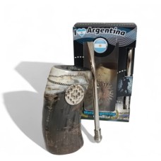 MATE DE ASTA CON DIJE Y BOMBILLA