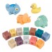 CUBOS DIDACTICOS Y ANIMALES X 16 PIEZAS BABY FAVORITE EDUCATIONAL TOY SET