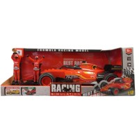 AUTO FORMULA 1 CON 2 PERSONAJES LUZ Y SONIDOS RACING SIMULATION ESCALA 1:12