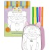 KIT DE COLOREO COLOREA TU MOCHILA FUN WORLD 203678 GATITO