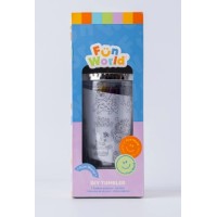 KIT DE COLOREO DIY VASO TUMBLER FUN WORLD ROAR DINOSAURIOS