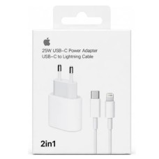 CARGADOR PARA CELULARES IPHONE USB-C 25W 2IN1 + CABLE CARGADOR PARA CELULARES IPHONE USB-C 25W 2IN1 + CABLE