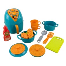 FREIDORA AIR FRYER CON ACCESORIOS EL DUENDE AZUL 8142 FREIDORA AIR FRYER CON ACCESORIOS EL DUENDE AZUL 8142