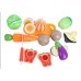 SET DE COMIDITAS VEGETALES CON VELCRO EL DUENDE AZUL 7472 SET DE COMIDITAS VEGETALES CON VELCRO EL DUENDE AZUL 7472