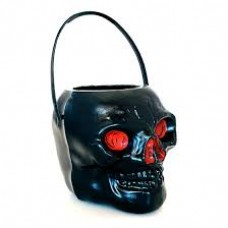 HALLOWEEN - CARAMELERA CALAVERA NEGRA SIN TAPA HALLOWEEN - CARAMELERA CALAVERA NEGRA SIN TAPA