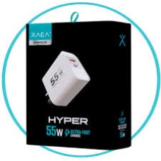 CARGADOR PARA CELULARES BASE UNIVERSAL SIN CABLE XAEA 55 W HYPER