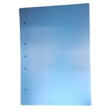 CARPETA A4 CON CORDON TELADA CELESTE PASTEL