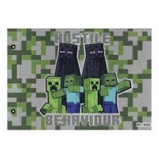 CARPETA PARA DIBUJO CON CORDON MINECRAFT MOOVING