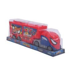 CAMION CONTENDEDOR DE AUTOS SPIDERMAN CARRIER TRUCK FRICCION DITOYS 2982