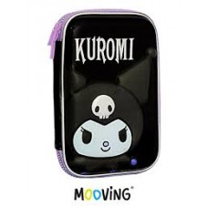 CARTUCHERA 1 PISO KUROMI GOMA EVA MOOVING LETRA D
