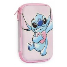 CARTUCHERA 1 PISO STITCH GOMA EVA MOOVING LETRA D