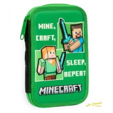 CARTUCHERA 1 PISO MINECRAFT MOOVING LETRA P