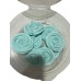 FLORES DE AZUCAR ROSETON 221 X 8 UNIDADES CELESTE FLORES DE AZUCAR ROSETON 221 X 8 UNIDADES CELESTE