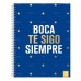 CUADERNO UNIVERSITARIO RAYADO T/F X 80 H BOCA JUNIOR PPR BIG LIFE