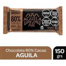 CHOCOLATE AGUILA X 150 G 80 POR CIENTO CACAO