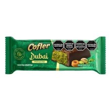 CHOCOLATE BARRA COFLER PISTACHO ESTILO DUBAI X 43 G