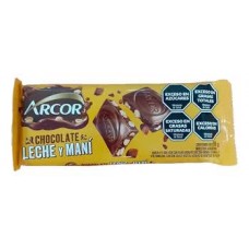 CHOCOLATE TABLETA ARCOR X 80 G LECHE CON MANI