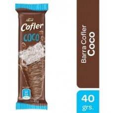 BARRA DE COCO BAÑADA EN CHOCOLTE COFLER COCO X 40 G
