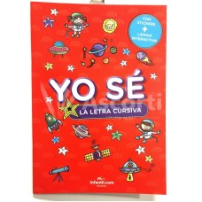 LIBRO DE ACTIVIDADES YO SE LA LETRA CURSIVA CON STICKERS Y LAMINA INTERACTIVA