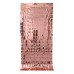 CORTINA DE COTILLON CUADRADOS BRICKS WALL ROSA GOLD 2 M X 1 M