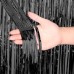 CORTINA DE COTILLON REFLEX NEGRA 2 X 1 M