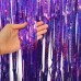 CORTINA DE COTILLON LLUVIA METALIZADA 2 MTS VIOLETA