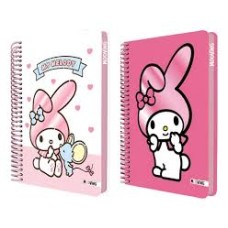 CUADERNO CON ESPIRAL T/D MOOVING MY MELODY X 80 H