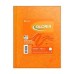 CUADERNO RAYADO T/D X 42 H FORRADO NARANJA GLORIA