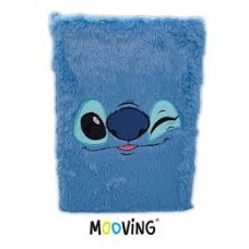 LIBRETA STITCH DE PELUCHE A5 ENCUADERNADA MOOVING