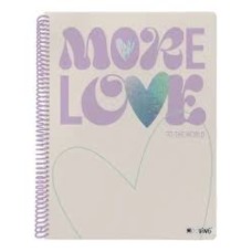 CUADERNO UNIVERSITARIO RAYADO T/D X 80 H MOOVING COOL