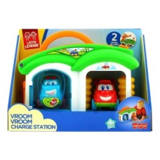 ESTACION DE CARGA VROOM VROOM CHARGE STATION CON 2 AUTITOS LITTLE LEARNER ESTACION DE CARGA VROOM VROOM CHARGE STATION CON 2 AUTITOS LITTLE LEARNER