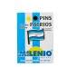 ESCARAPELAS PINS DE METAL ESMALTADOS MILENIO
