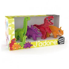 DINOSAURIOS DE MADERA X 4 JADORE