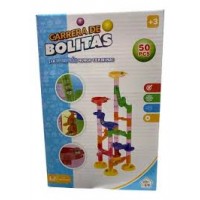 LABERTINTO CARRERA DE BOLITAS X 50 PIEZAS KIDS CLUB