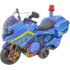 MOTO DE POLICIA CON LUZ Y SONIDO A FRICCION