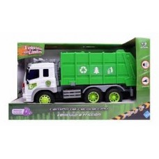 CAMION DE RECOLECCION A FRICCION CON LUZ Y SONIDO VELOCIDAD SIN LIMITES