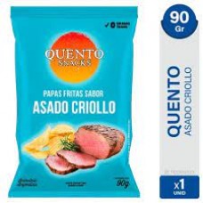 PAPAS FRITAS QUENTO SABOR ASADO CRIOLLO X 90G
