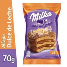 ALFAJOR MILKA TRIPLE DULCE DE LECHE