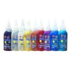ADHESIVO DE COLOR CON GLITTER PLASTICOLA
