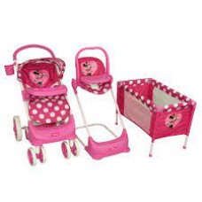 SET DE CUNA PARA MUÑECAS MINNIE